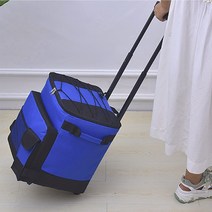 차박 보냉 아이스박스 캐리어 캠핑냉장고 보냉백 캠핑웨건, 블랙