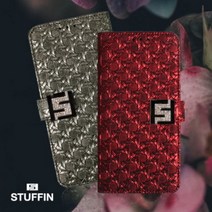 LG U폰 LG 스타일러스2 큐빅 메트로 다이어리 케이스-스터핀, 색상:블랙 / 기종:LGG3비트/F470, 상세 설명 참조