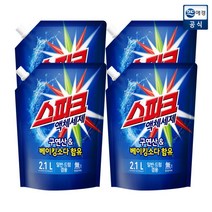 스파크 액체 세탁세제 2.1L, 4개