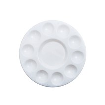 [문구조아] 아트메이트 원형 파레트 10칸 미술 화방용품, 10개