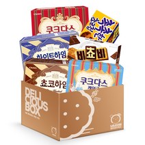 [냠냠상회] 비쵸비 촉촉한초코칩 하임 쿠크다스 케이크 등 크라운 오리온 실속 6종 과자세트, 1세트