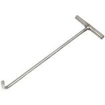 셔터 맨홀 정화조 뚜껑 개폐기 오프너 배수로 후크, 길이 118cm 두께 12mm