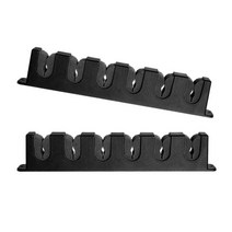 1 쌍 6 슬롯 낚싯대 홀더 랙 수평 마운트 차고 보트 차량용 소프트 eva 폼 그립 simpe 설치 액세서리 내구성, 에바, 검은색