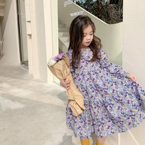 아일렛 플라워 캉캉 원피스 R5614