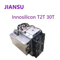 모스크바 창고에서 Innosilicon T2T 30T sha256 asic miner 30Th/s bitcoin BTC 광업 기계 (psu 포함), Double barrel, CHINA