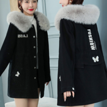 후드 퍼 빈티지 숏 패딩 177