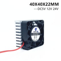 쿨링 저소음 새로운 DC 5V 12V 24V 0.1A 4010 4CM 40mm 40x40x10mm BGA 팬 그래픽 카드 (방열판 포함) CoolerCooling Fan 2pin, 12v 3pin