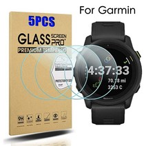 Garmin Fenix 7 6 6S 6X 5 5S/Vivoactive 3/Forerunner 945 955 735XT 강화 유리 화면 보호기 스마트 워치 보호 필름, [02] 2pcs, [09] Vivoactive 3