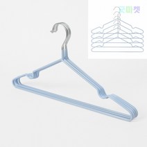 위아리턴 논슬립 코팅 옷걸이 5P세트 철사옷걸이 컬러옷걸이 세탁소옷걸이