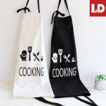 오너클랜 요리할래 쿠킹 앞치마, 블랙