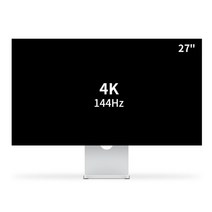 27 인치 4K144hz 게임 디스플레이 HDMI2.1 NanoIPS 화면 HDR600 데스크탑 컴퓨터 화면 1MS 빠른 응답 모니터, 1.27inch 4K