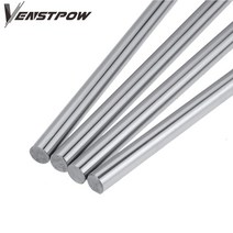 2pcs 6mm 8mm 10mm 12mm 16mm 8 400mm 선형 샤프트 3d 프린터 부품 8mm 400mm 실린더 크롬 도금 라이너 막대 축, 100mm