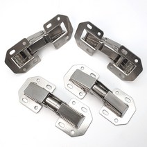 아이베란다 무타공 경첩 4인치 장농 댐퍼 싱크경첩 4개