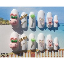 가린네일뷰티 수제3D네일팁 (1+1한정판) 인조손톱, S23