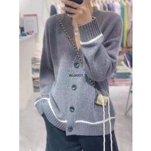 캐시미어가디건 울캐시미어카디건 beliarst 가을 겨울 스웨터 여성 v 넥 100 메리노 탑 캐주얼 루즈 패션 여성 자켓