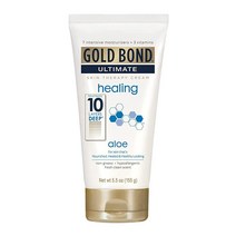 Gold Bond 알로에 함유 얼티밋 힐링 스킨 크림 155.9g (5온스), Aloe Vera_0.19 Ounce (Pack of