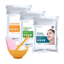 린제이 모델링팩 에스테틱 피부관리샵용 1kg, 비타민팩도구세트, 1개, 1개