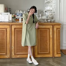 [제작] 센티로 숏 루즈핏 린넨 원피스 69887 빅사이즈 여성의류