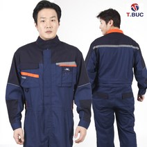 웰컴가운 TB-732 춘추 일체형 정비복 작업복 자수가능 단체, XL_100