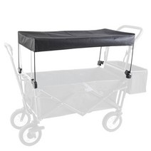 자전거트레일러 카고트레일러 Bike Trailer Sunshade Baby Cover Accessory Camping Cart Anti, 01 Black