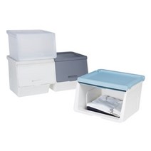 RBX018470리빙박스中 루맥스슬라이딩 시스맥스 454x411x310mm 사무용품쇼핑몰 온라인사무용품, 그레이