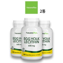 네이처스플러스 난황레시틴 난유캡슐 600mg 180캡슐, 2통