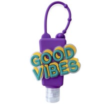 휴대용 손소독제 케이스 용기 캐릭터 홀더 30ml, 9. 좋은 느낌Good Vibes, 1개입