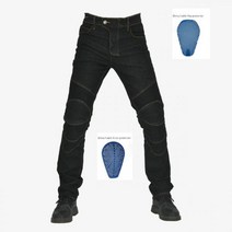 Kominie Moto 클래식 바이크 팬츠 남성 오토바이 청바지 보호장비 라이딩 투어링 모토크로스 바이크복 바이크팬츠 트라우저 진, XXL