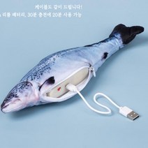 고양이 움직이는 물고기 장난감 생선 물고기인형 용품 놀이기구 사냥놀이 반려묘 애묘 캣, 잉어, 본상품선택