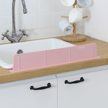 매직워터펜스 실리콘 싱크대 물막이 국산 높이8cm 건조홀 기능, 버건디