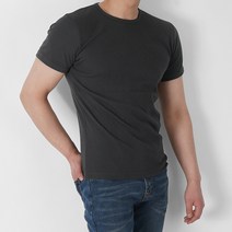 [비투디엠] 탄력좋은 남자 반팔 남성 티셔츠 면 스판