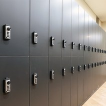 락카장 락커 2단 목재 골프장 관물대 제작 학원 학교 LPM 탈의장, 무광 진그레이+일반볼키