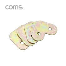 Coms 평철(ㄱ형) 4pcs 30mm 나사못 포함 경첩 꺽쇠 철물용품 문수리용품 직각꺽쇠 코너경첩