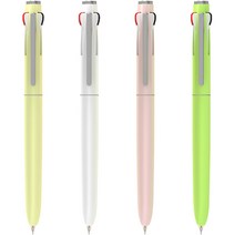 모리스 스타플로 마일드 3색 볼펜 낱개 / 다색 볼펜 / 저점도 잉크 / 부드러운 필기감 / 선명한 컬러 / 하이브리드 팁 / 부드러운 노크 버튼 / 독특한 헤더 디자인, Baby Pink (베이비 핑크)