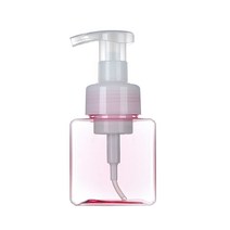 PETG 거품용기 사각 250ml 450ml, 250ml 핑크