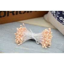 인조 꽃 더블 헤드 수술 진주 공예 케이크 장식 스크랩북 홈 웨딩 파티 300, 08 Champagne