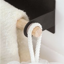 올곧음 수건걸이 행주걸이 키친타올 거치대 주방 화장지 휴지걸이 핸드타올 걸이 블랙.화이트, 화이트