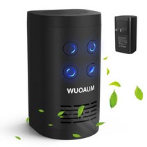 WUOAUM 탈취기 오존 발생기 먼지 제거 소형 1500만 마이너스 이온 탑재