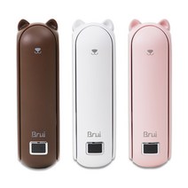 브루이 4800mAh 휴대용 미니 선풍기, 핑크