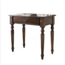 북유럽 고무나무 책상 빈티지 의자 레트로 원목 엔틱 서재 1m 1000, C 섹션 0.6m 데스크