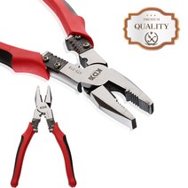 (KIMOS) 펜치 스트리퍼 KPS-215 뺀치 압착 전선 피복 탈피기, 1개