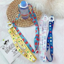 휴대용 물병 스트랩 홀더 2P 세트, 꽃(블루)1P, 옵션선택
