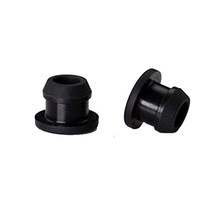 2.5mm-14mm T 형 플러그 커버 스냅 온 가스켓 블랭킹 엔드 씰 스톱퍼 블랙 솔리드 실리콘 고무 캡, 06 A 5mm_01 Black_03 5pcs