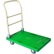 더크린 인라인 바퀴 초록 사각 대차 중형, 1개