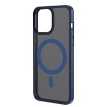 ISEE아이시 Apple 맥세이프 아이폰13 반투명 미끄럼방지 휴대폰 케이스 측면TPU+뒷면PC 3종컬러, 아이폰13Mini, 블루