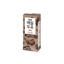 매일두유 식이섬유 190ml x 24팩, 매일두유 초코 190ml x 24팩