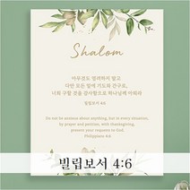 성경 말씀 액자 오늘출발WR - 샬롬 일반형 - 한국어 기독교 교회 성구 심방 액자 노프레임 디아섹 아트룩스, [ 샬롬 ], [ 아트락(아트룩스) ], 1개