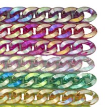 컬러아크릴체인 키링 마스크목걸이 폰스트랩 가벼운 안경줄 분실 방지 가방 숄더백 DIY 공방 수공예 학생 커플 핸드백 핑거 만들기 미니백 부자재 알록달록 이쁜 로즈레드