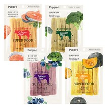 퍼피아이 강아지용 쫄깃한 한우 콜라겐껌 100g, 블루베리, 10개입