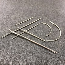 손바늘 가정 이불바늘 인형바늘 MIUSIE 7 개대 가죽 공예 DIY 손 수리 곡선 바느질 바늘 스테인레스 스틸 핀 키트